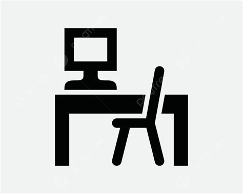 room with desk for icons.